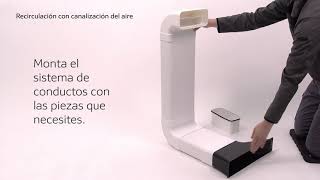 Placa con extractor integrado:  Instalación en recirculación con canalización total o parcial | NEFF