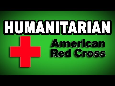 What is a sentence for the word humanitarian?