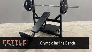 23466 -- Fettle Fitness Olympic Incline Bench