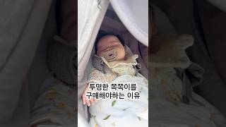 신생아 육아 필수템👶🏻 엄마는 너를 계속 재우고 싶다 #육아일상#아기#cutebaby