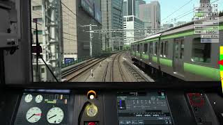 JR EAST TrainSimulator 山手線 大崎～大崎 TASC切チャレンジ【自動放送】