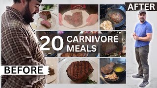 I Ate THESE 20 Carnivore Meals! And THIS Happened! (MEAT!)