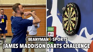 James Maddison takes on the darts challenge! | England v Media | Qatar 2022 World Cup