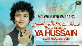 Balti Qasida Mola Hussain (a.s) ||Assalamay Rohe Alam Ya Hussain (as) Aaye ❣️ || Khawaja Ali  Kazim