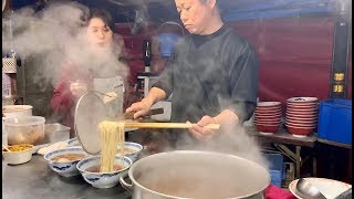 消滅する屋台ラーメンの職人技の一部始終【松っちゃん】ラーメンの作り方 高知グリーンロード How to make a Ramen japanesefood