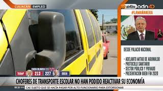 Choferes del transporte escolar con afectaciones económicas