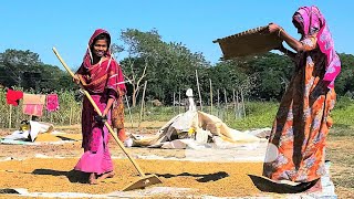 Working rural women's | Village life of Bangladesh | গ্রামের নাম চরমছলন্দ| গফরগাঁও ময়মনসিংহ | [4K]