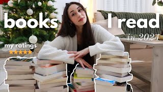 the 62 books I read this year 📖 2024 reading wrap up