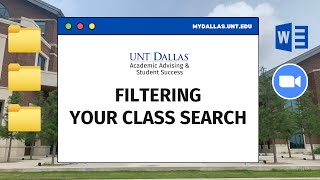 Filtering Your Class Search