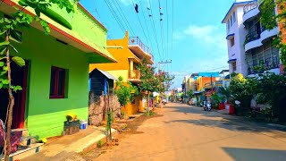 Indian street | Walking through Cumbum : A street tour of Theni district, Manikatti Alaimaram road