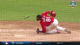 MIN@STL: G. Garcia connects on an RBI single to left