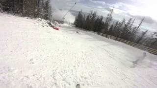 Tatranská Lomnica 12.2. 2016 Vysoké Tatry (skiing/gopro hero)