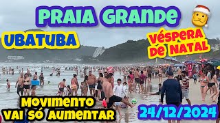 UBATUBA PG NA VÉSPERA DE NATAL SE AGORA TÁ ASSIM IMAGINA REVEILLON 24/12/2024