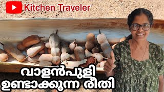 വാളൻപുളി എങ്ങനെ റെഡിയാക്കി എടുക്കാം ? how to prepare tamarind ? #KitchenTraveler