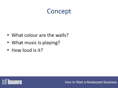 How to Start a Restaurant - #1 - Concept Development How to Start a Restaurant - #1 - Concept Development