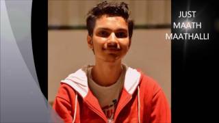 JUST MAATH MAATHALLI::TITLE SONG,RAGHU DIXIT::COVER BY VP