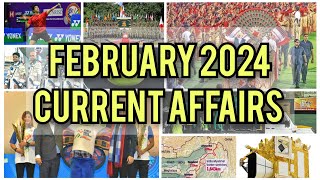 February 2024 Current Affairs / India Assam World apsc prelims adre pgtet