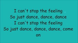 Can't stop the feeling - Justin Timberlake - lyrics