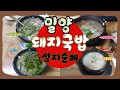 밀양 돼지국밥 추천맛집 베스트5 _ 밀양 최고의 돼지국밥집은?  프로국밥러의 밀양돼지국밥집 순위^^ :  초동맛집,  인삼돼지국밥,  동부식육식당,  단골집,  제일식당