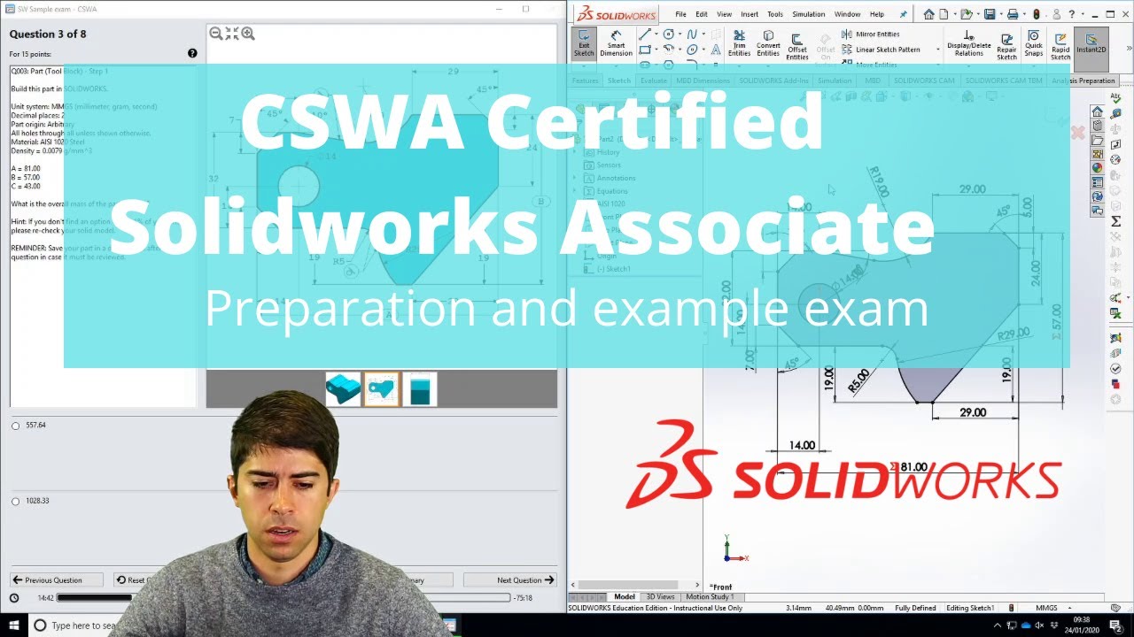 CSWA | Certified Solidworks Associate Practise Exam And Tips On ...