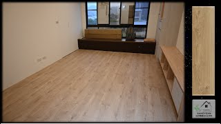 Vitality 超耐磨木地板 天然橡木-Laminate wood flooring 378。木地板施工完成影片