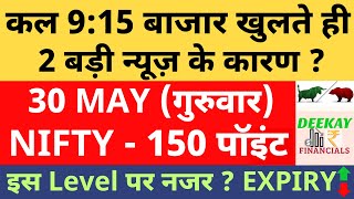 Nifty Analysis & Target For Tomorrow | Banknifty Thursday 30 May Nifty Prediction For Tomorrow