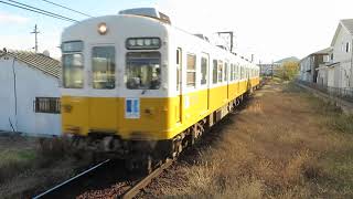 琴電琴平線1200形 空港通り駅到着 Kotoden Kotohira Line 1200 series EMU