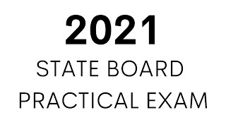 CALIFORNIA STATE BOARD PRACTICAL TEST AS OF JULY 1, 2021