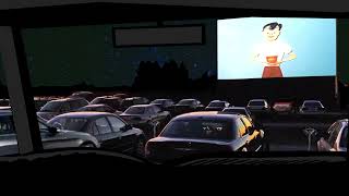 Hanging Out Saturday Night at the Drive-in