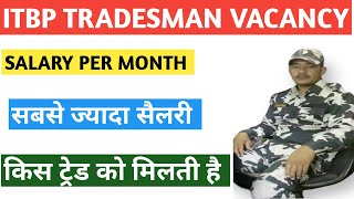 itbp tradesman salary | itbp tradesman per month salary | itbp new vacancy | itbp recruitment 2022