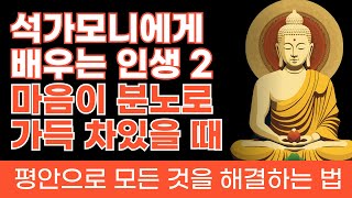 석가모니에게 배우는 인생, 마음이 분노로 가득 차 있을  때