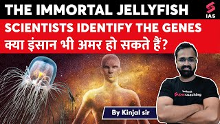 Scientists Discover The Genes Responsible For Immortal Jellyfish Living Forever | UPSC | Kinjal Sir