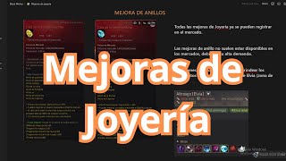 Como obtener las mejoras de joyería - como extraerlas - Black Desert Online