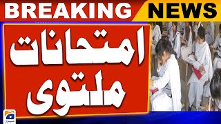 Breaking News - Karachi Inter Board Postpones Exams | Geo News