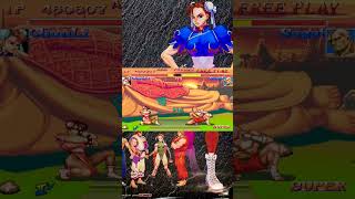 バチバチ見せます🥰　ハイパーストリートファイターII　D春麗　スト2X　Super Street Fighter II X　Chun-Li