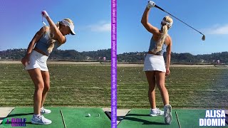 Amazing Golf Swing you need to see: Alisa Diomin