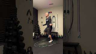 Speed/Doubles/Crossovers with my 1/4lb rope by @Crossrope #jumprope #ytshorts #workout #crossrope