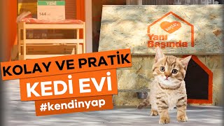 Ahşap Plakadan Kolay ve Pratik Kedi Evi Yapımı - Kendin Yap