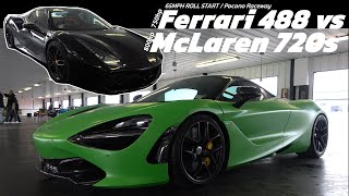 Unleashing Power: 850hp McLaren 720s vs 750hp Ferrari 488