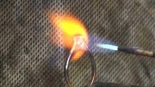 What will happen if you burn a diamond