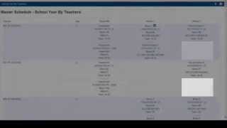 Using the Master Schedule (Middle School)