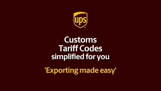 How to find your Export Tariff Code easily