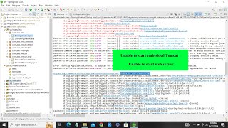 org.springframework.context.ApplicationContextException: Unable to start web server