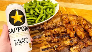 1日の労働終わりにビールと王道のつまみで晩酌する26歳独身男。【飯テロ/晩酌】