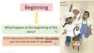 BANDAR THE GREEDY MONKEY VOCABULARY AND B M E