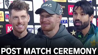 Post Match Ceremony | Pakistan vs New Zealand | Tri-Nation Series 2025 | PCB | M3J1K