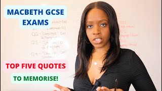 GCSE English Literature Paper 1: TOP FIVE Macbeth Quotes To Learn | 2024 GCSE English Exams Revision