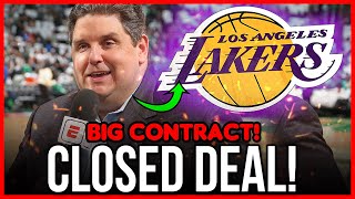 LAST HOUR! EXCELLENT NEWS! PLAYER CONFIRMED! TODAY’S LAKERS NEWS