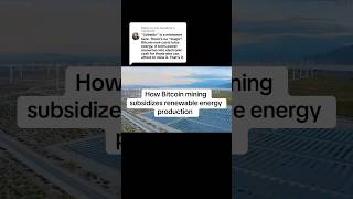 How #bitcoinmining subsidizes renewable energy projects (OC @bitintelligence) #bitcoin