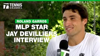 Jay Devilliers Talks About The Differences Between Pickleball and Tennis | 2024 Roland Garros